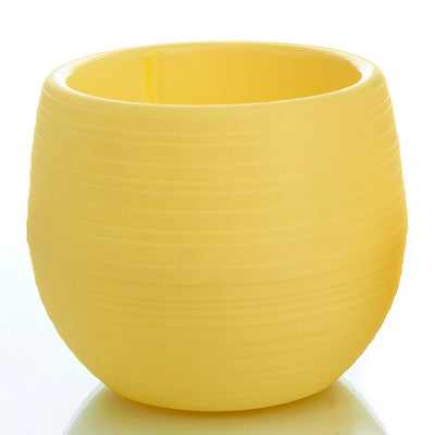 Mini Round Plastic Meat Plant Flower Pot Garden Home Office Decor Micro Landscape Planter High Quality P20