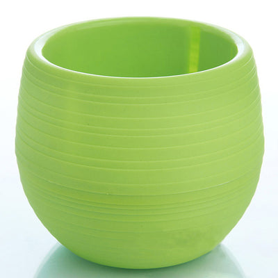 Mini Round Plastic Meat Plant Flower Pot Garden Home Office Decor Micro Landscape Planter High Quality P20